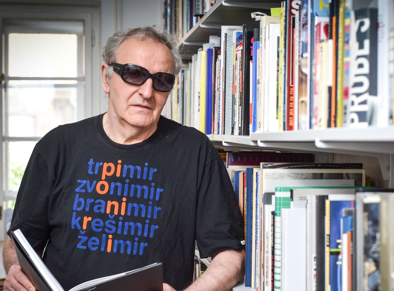 23.06.2021., Zagreb - Boris Ljubicic, graficki dizajner. 

Photo Sasa ZinajaNFoto
