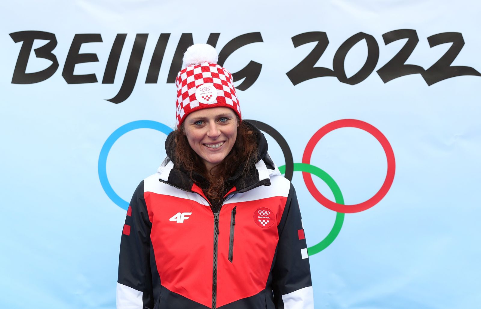 Zagreb, 29.01.2022 - Susret s olimpijcima, skoranjim putnicima na Zimske olimpijske igre u Peking 2022. Na slici Vedrana Malec (skijako trcanje).
foto HINA/ Damir SENCAR/ ds