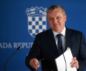 Zagreb, 3.2.2022 - Sjednica Vlade RH. Na slici Darko Horvat daje izjavu za medije nakon sjednice.
Foto Hina/ Dario GRZELJ/ dag