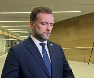 Bruxelles, 16.02.2022 - Hrvatska trenutaèno radi na svojim planovima i zasad nema nikakvih konkretnih zakljuèaka gdje æe Hrvatska vojska biti u kojem trenutku, izjavio je u srijedu ministar obrane Mario Banoiæ, koji sudjeluje na dvodnevnom sastanku ministara obrane èlanica Sjevernoatlantskog saveza.foto HINA/ Slavko VUKADIN/ ik