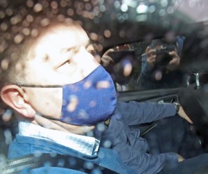 Zagreb, 19.2.2022.- Ministar prostornog, graditeljstva i dravne imovine Darko Horvat, koji je uhiæen u subotu zbog sumnje u zlouporabu poloaja, doveden je na ispitivanje u Uskok. 
foto HINA/ Damir SENÈAR/ ua