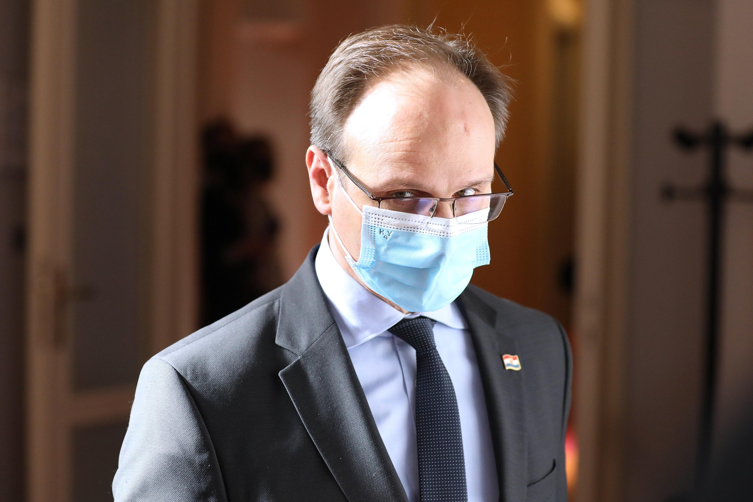 02.02.2022., Zagreb - U Saboru je odrzana 28., djelomicno zatvorena sjednica Odbora za unutarnju politiku i nacionalnu sigurnost, na kojoj je raspravljano o napadu na Banske dvore 12. listopada 2020. godine i uhicenjima gradjana zbog objava na drustvenim mrezama.  Photo: Patrik Macek/PIXSELL