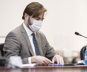 04.02.2022., Split - Radni sastanak zupana Splitsko-dalmatinske zupanije Blazenka Bobana i ministra gospodarstva i odrzivog razvoja Tomislava Corica.
Tomislav Coric
   Photo: Milan Sabic/PIXSELL