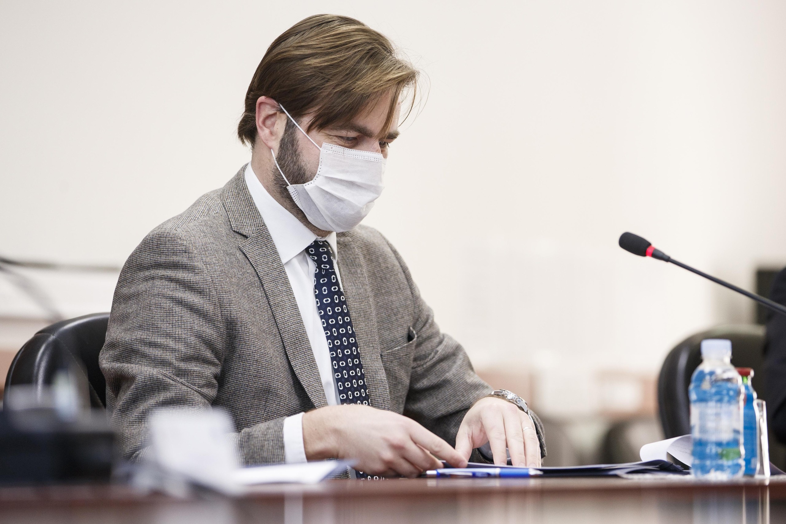 04.02.2022., Split - Radni sastanak zupana Splitsko-dalmatinske zupanije Blazenka Bobana i ministra gospodarstva i odrzivog razvoja Tomislava Corica.
Tomislav Coric
   Photo: Milan Sabic/PIXSELL