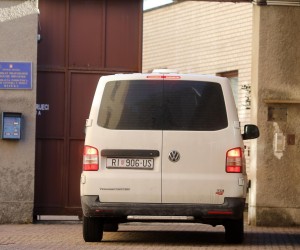 07.02.2022., Rijeka - Izjava glasnogovornice MUP-a Tatiane Filipovic i privodjenje na Zupanijski sud sucu istrage osumnjicenog za ubojstvo zenste osobe u kaficu na Pavlinskom trgu u Rijeci. Photo: Goran Kovacic/PIXSELL