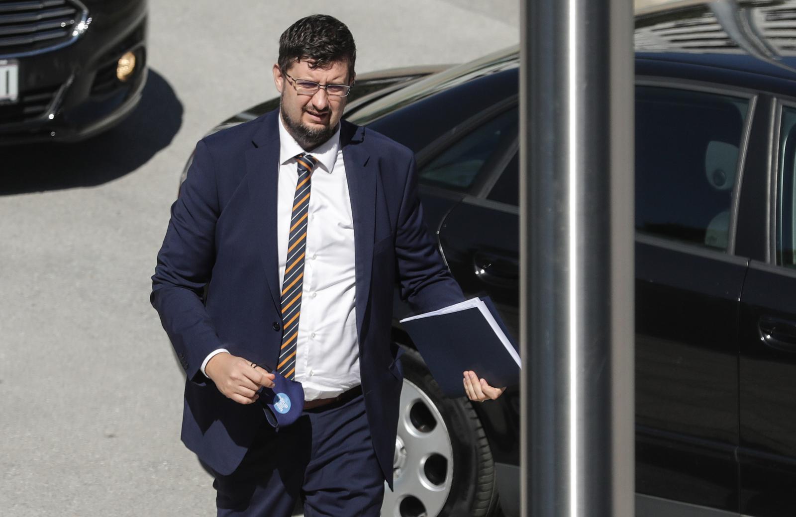 08.09.2021.,Zagreb, Nacionalna i sveucilisna knjiznica, dolazak ministara RH na sastanak  uzeg kabineta Vlade RH. Stjepan CurajrPhoto: Robert Anic/PIXSELL