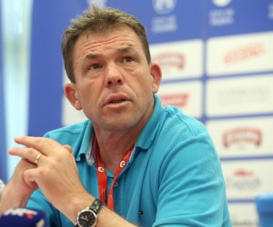 09.07.2016., Zagreb - U Press centru Europskih sveucilisnih igara, Odbor za sigurnost Igara na celu s Mirkom Bilandzicem te Matom Lausicem, Joskom Moricem i Toncijem Prodanom okupljenim novinarima podnjeli su izvjesce na temu sigurnosnog stanja vezano uz Europske sveucilisne igre. Mirko Bilandzic. Photo: Robert Anic/PIXSELL