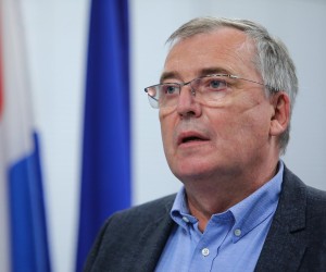 10.11.2021., Zagreb - U Ministarstvu hrvatskih branitelja odrzana je sjednica Vijeca za domovinski pijetet, mir i razvoj povodom organizacije obiljezavanja Dana sjecanja na zrtve Domovinskog rata i Dana sjecanja na zrtvu Vukovara i Skabrnje te potom i konferencija za medije. Krunoslav Capak. Photo: Tomislav Miletic/PIXSELL