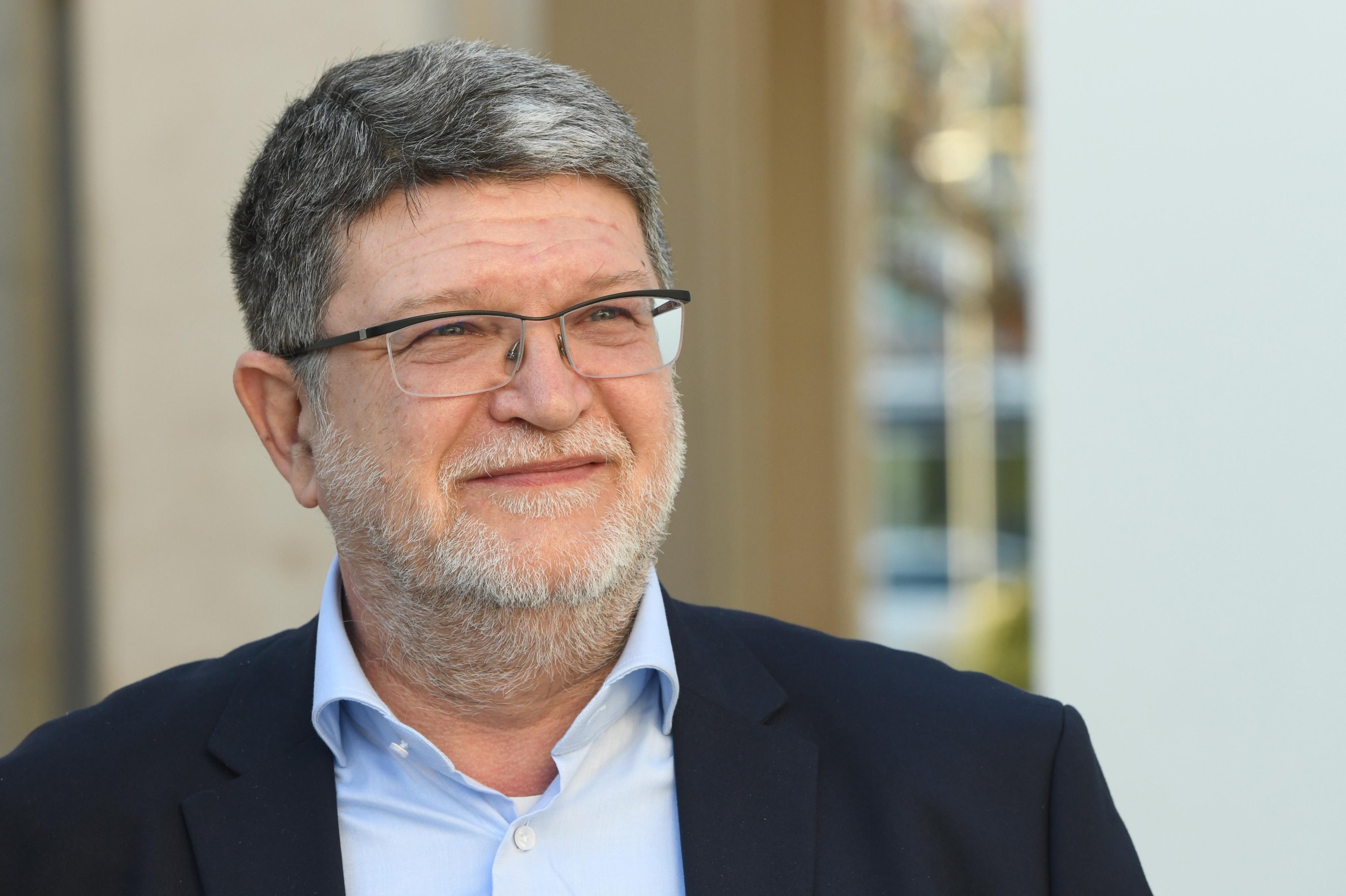 13.03.2021., Vodice - Predstavljanje kandidata za gradonacelnika Vodica iz redova SDP-a Marka Udovicica. U njegovoj pratnji bili su i kandidat za zupana Josko Supe i europarlametarac Tonino Picula.rPhoto: Hrvoje Jelavic/PIXSELL