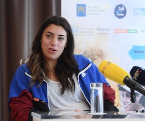 13.05.2021., Zagreb - Konferencija za medije povodom WTA Croatia Bol Opena. Ana Konjuh. rPhoto: Marko Lukunic/PIXSELL