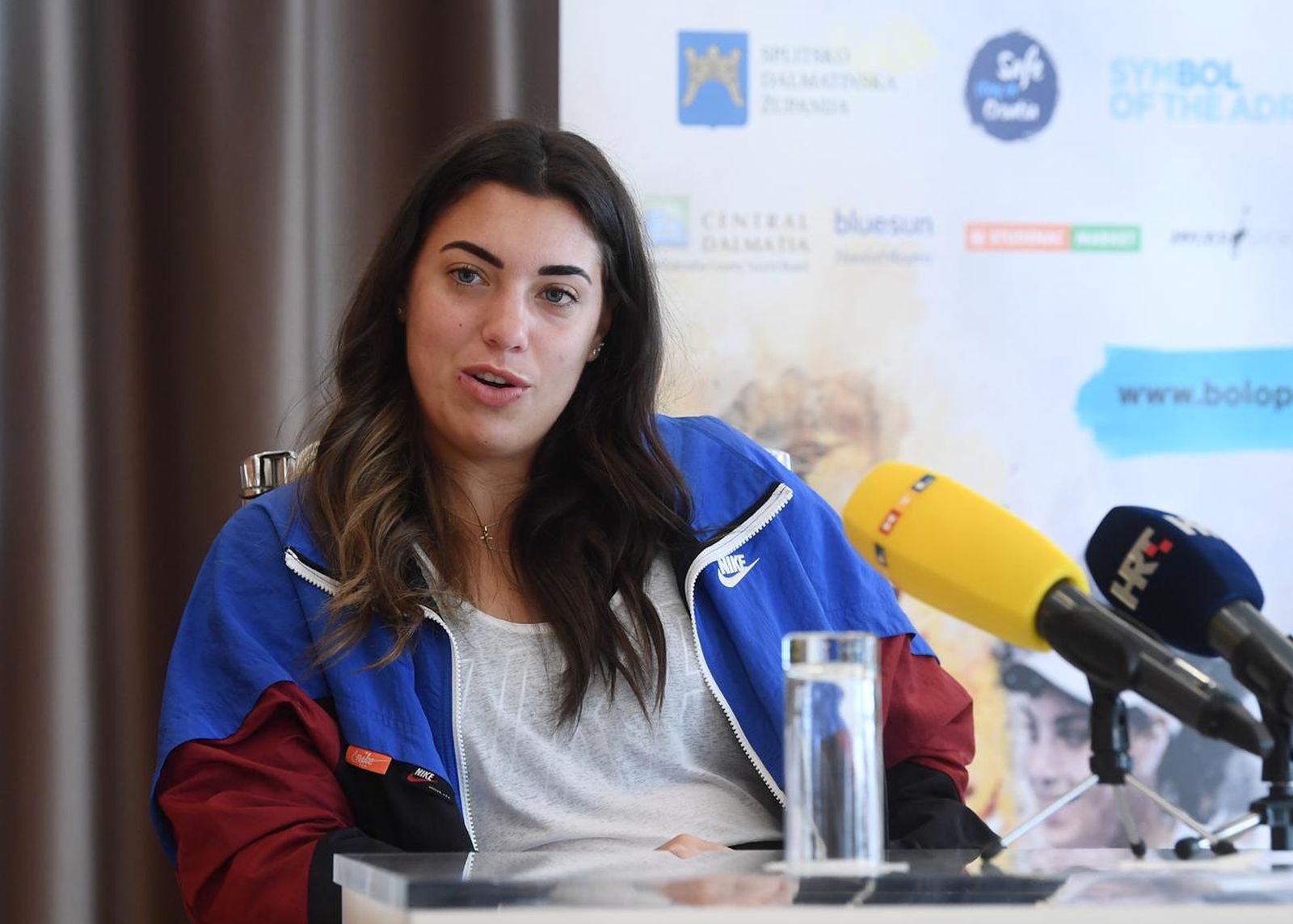 13.05.2021., Zagreb - Konferencija za medije povodom WTA Croatia Bol Opena. Ana Konjuh. rPhoto: Marko Lukunic/PIXSELL