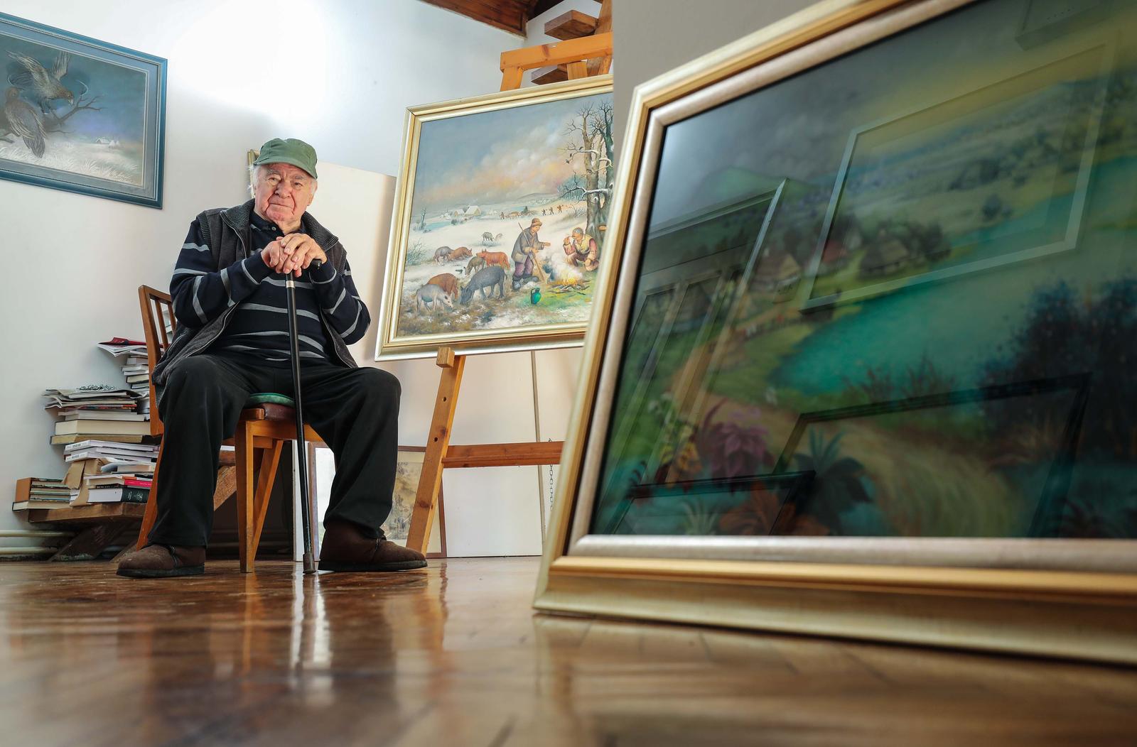 14.10.2020.,Molve - Mijo Kovacic, slikar ."nPhoto: Jurica Galoic/PIXSELL