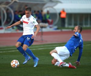 16.01.2022.,Split- Na Poljudu odigrana prijateljska nogometna utakmica izmedju Hajduka i Sirokog Brijega.
Photo:Ivo Cagalj/PIXSELL Photo: Ivo Cagalj/PIXSELL