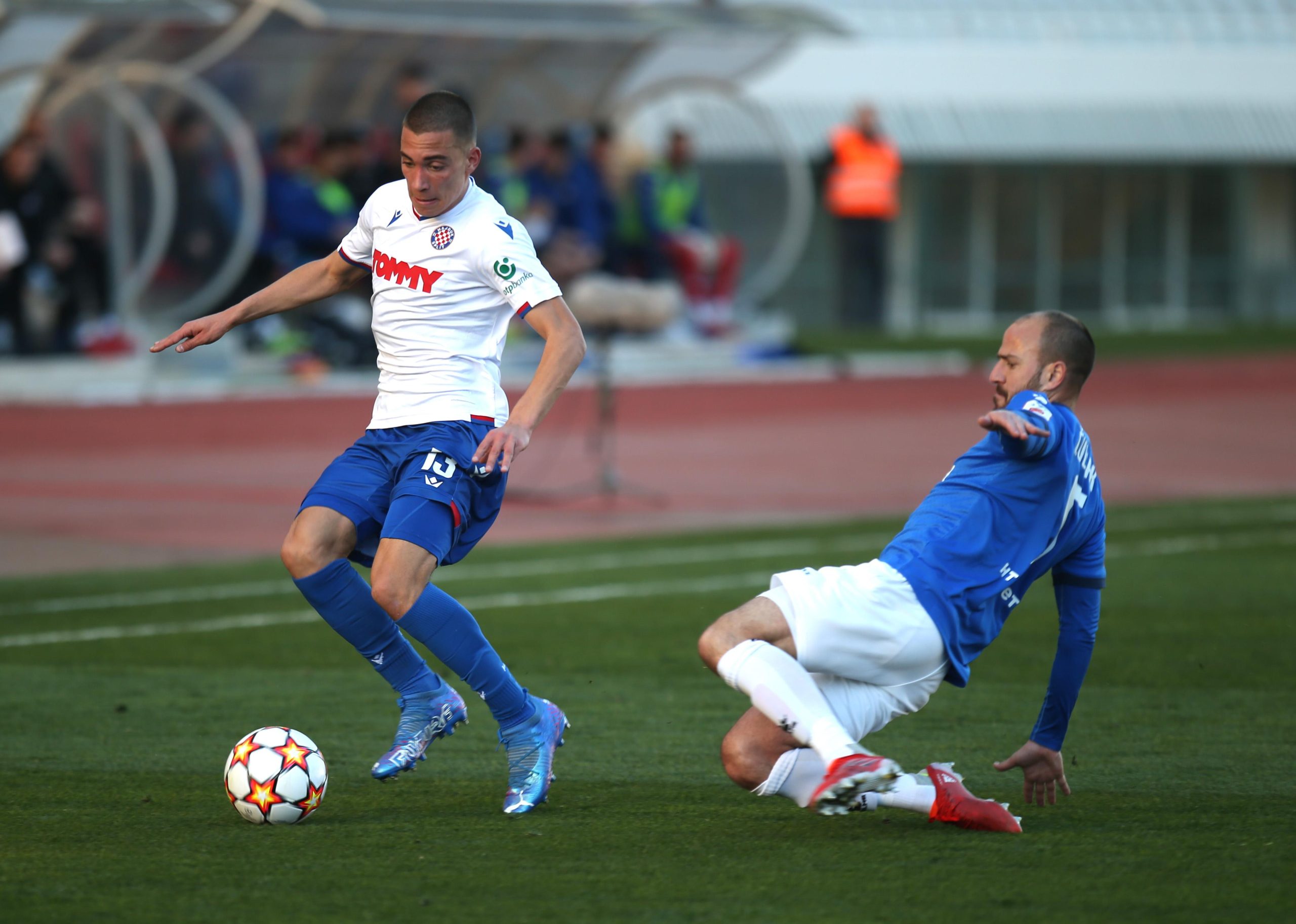 16.01.2022.,Split- Na Poljudu odigrana prijateljska nogometna utakmica izmedju Hajduka i Sirokog Brijega.
Photo:Ivo Cagalj/PIXSELL Photo: Ivo Cagalj/PIXSELL