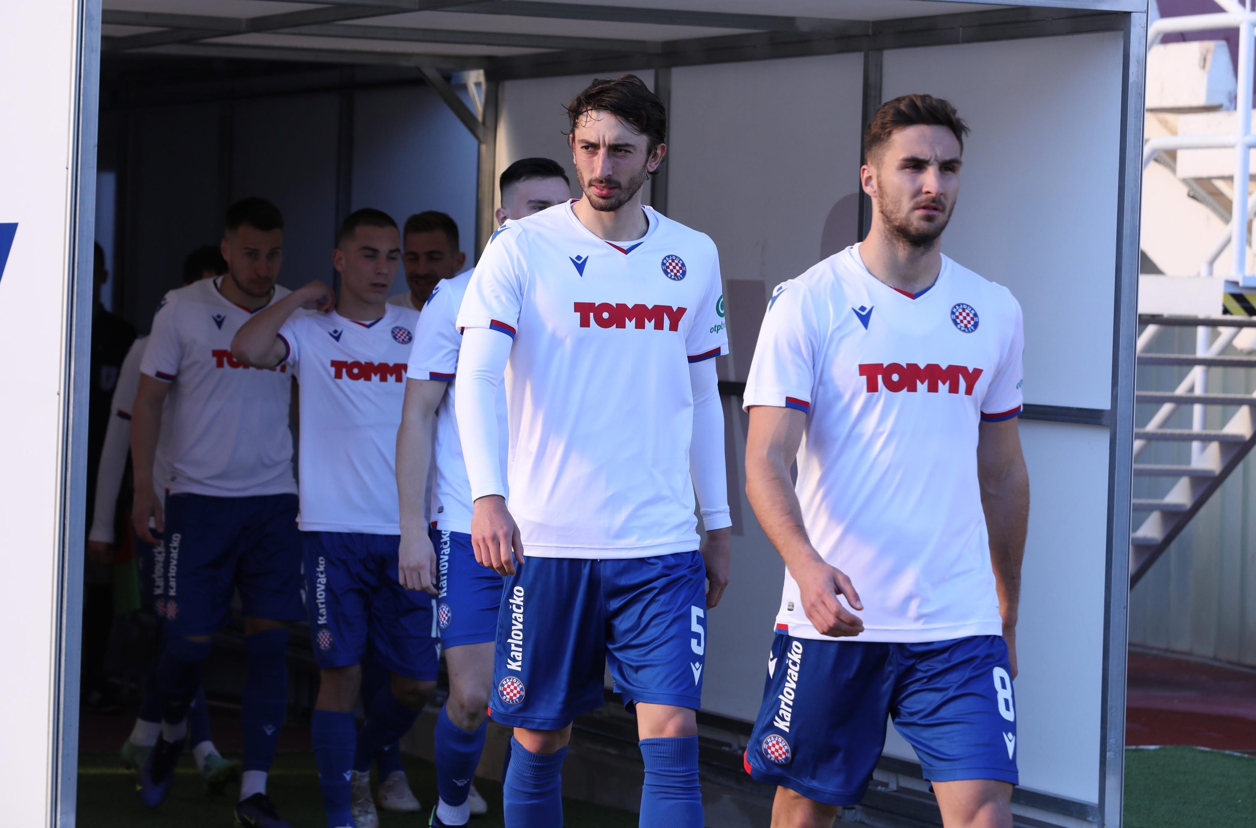16.01.2022.,Split- Na Poljudu odigrana prijateljska nogometna utakmica izmedju Hajduka i Sirokog Brijega.
Photo:Ivo Cagalj/PIXSELL Photo: Ivo Cagalj/PIXSELL