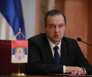15, February, 2022, Belgrade - In the House of the National Assembly, the President of the Parliament Ivica Dacic signed the decision on announcing the elections for councilors of the assemblies of cities and municipalities, for April 3, 2022. Ivica Dacic. Photo: Milos Tesic/ATAImages  15, veljaca, 2022, Beograd - U Domu Narodne skupstine predsjednik parlamenta Ivica Dacic potpisao je odluku o raspisivanju izbora za odbornike skupstina gradova i opcina, za 3. april 2022. godine. Photo: Milos Tesic/ATAImages Photo: Milos Tesic/PIXSELL