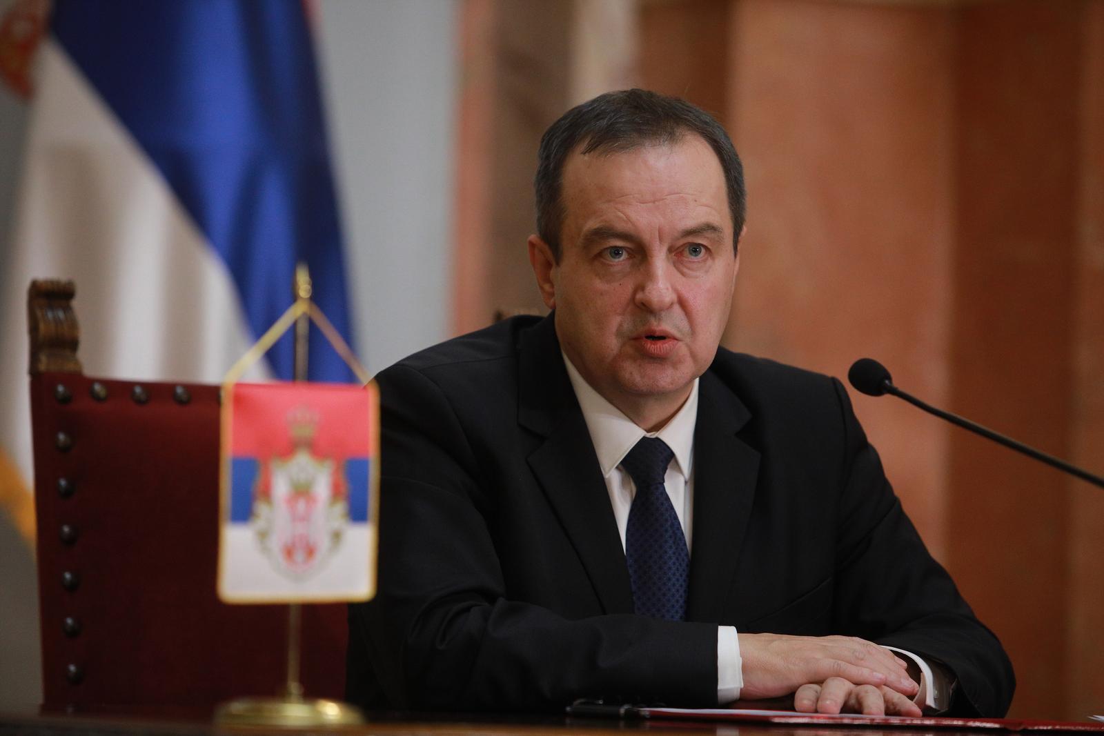 15, February, 2022, Belgrade - In the House of the National Assembly, the President of the Parliament Ivica Dacic signed the decision on announcing the elections for councilors of the assemblies of cities and municipalities, for April 3, 2022. Ivica Dacic. Photo: Milos Tesic/ATAImages  15, veljaca, 2022, Beograd - U Domu Narodne skupstine predsjednik parlamenta Ivica Dacic potpisao je odluku o raspisivanju izbora za odbornike skupstina gradova i opcina, za 3. april 2022. godine. Photo: Milos Tesic/ATAImages Photo: Milos Tesic/PIXSELL