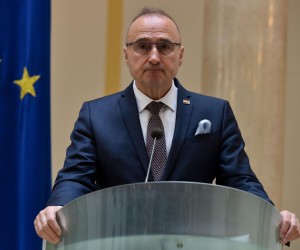 16.2.2022., Zagreb - Saudijski ministar vanjskih poslova, princ Faisal bin Farhan Al Saud u posjetu Hrvatskoj. Sastao se sa šefom hrvatske diplomacije Gordanom Grlicem Radmanom. 
 Photo: Davorin Visnjic/PIXSELL