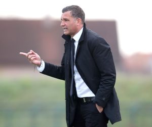 16.04.2021., SRC Velika Gorica, Velika Gorica - Hrvatski telekom Prva liga, 28. kolo, HNK Gorica - NK Slaven Belupo. Trener Slaven Belupa Tomislav Stipic. rPhoto: Igor Kralj/PIXSELL