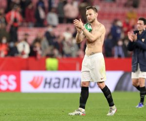 17.02.2022., Stadion Ramon Sanchez Pizjuan, Sevilla, Spanjolska - UEFA Europa liga, play off, GNK Dinamo - FC Sevilla.Ivan Rakitic. Photo: Goran Stanzl/PIXSELL