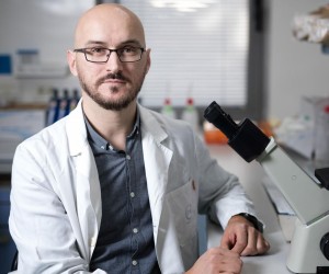 19.02.2020., Rijeka - Doktor Ilija Brizic koji radi u Centru za proteomiku. "nPhoto: Nel Pavletic/PIXSELL