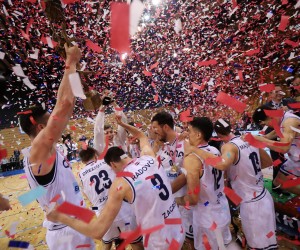 19.02.2022., dvorana Zamet, Rijeka - Finale kosarkaskog kupa Hrvatske Kresimir Cosic, KK Cibona - KK Cedevite Junior.  Photo: Goran Kovacic/PIXSELL