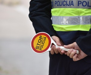 19.04.2018., Sibenik -"nPolicijska kontrola vozila"nPhoto: Hrvoje Jelavic/PIXSELL