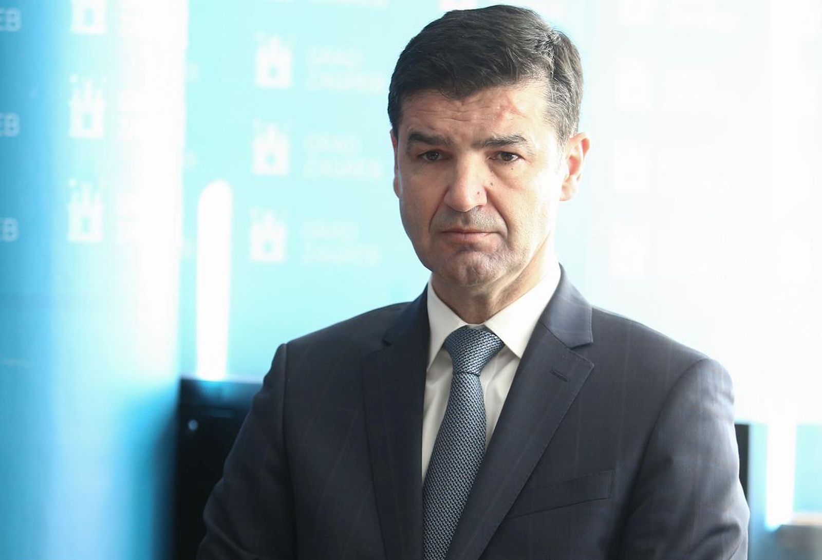 20.02.2020., Zagreb - Gradonacelnik Milan Bandic i procelnik Ureda gradonacelnika Miro Laco predstavili digitaliziranu uslugu Grada Zagreba eNarudzbenica.rPhoto: Matija Habljak/PIXSELL