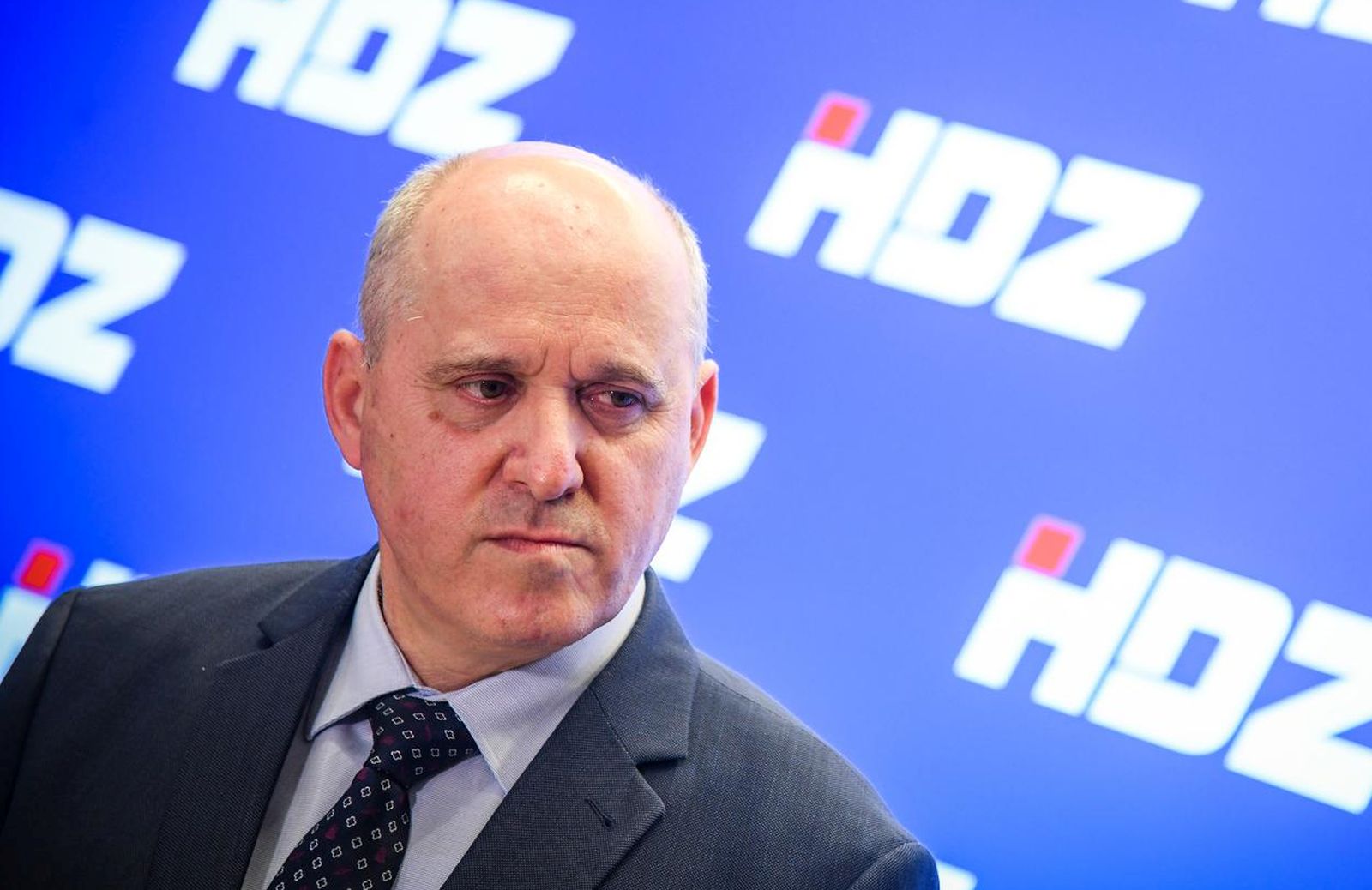 21.02.2022., Zagreb - Branko Bacic odrzao je konferenciju za medije nakon sastanka sjednice Predsjednistva, Nacionalnog vijeca i Kluba zastupnika HDZ-a u sredisnjici stranke na Trgu zrtava fasizma. Photo: Josip Regovic/PIXSELL