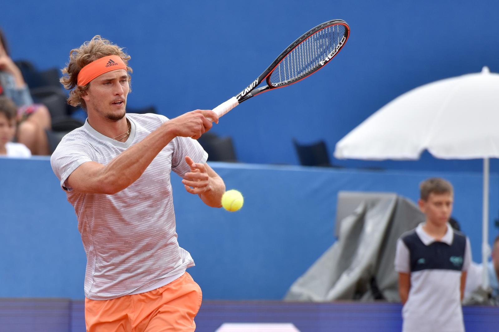 21.06.2020., Zadar - Teniski turnir Adria tour: Alexander Zverev i Andrey Rublev. Alexander Zverev.rPhoto: Dino Stanin/PIXSELL