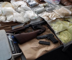 23.02.2022., Zagreb - U PU zagrebackoj dovrseno je kriminalisticko istrazivanje u kojemu je pronadjeno vise od 12 kg kokaina, 69 kg marihuane i vise od 36 tisuca tableta MDMA (ecstasyja). Photo: Zeljko Lukunic/PIXSELL