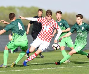 23.03.2017., Nedelisce- Prijateljska nogometna utakmica izmedju Hrvatske (U21) i Slovenije (U21). Toma Basic."nPhoto: Vjeran Zganec Rogulja/PIXSELL