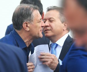 23.05.2018., stadion Cibalia, Vinkovci - Finale hrvatskog nogometnog kupa, GNK Dinamo - HNK Hajduk. Zdravko Mamic, Damir Vrbanovic"nPhoto: Davor Javorovic/PIXSELL