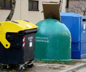 23.11.2017., Zagreb - Kontejneri za plastiku, staklo i papir. "nPhoto: Marko Prpic/PIXSELL
