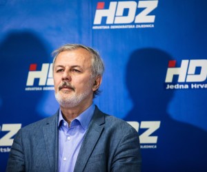 24.05.2020., Split - Konferencija za medije HDZ-a. Na konferenciji su govorili predsjednik Ante Sanader, saborski zastupnik i politicki tajnik HDZ-a, i Ante Bacic.rAnte SanaderrPhoto: Milan Sabic/PIXSELL