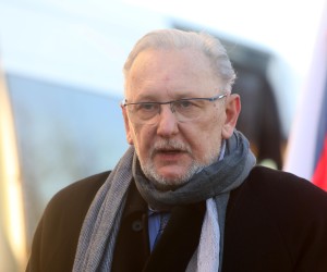 25.01.2022., Cetingrad - Potpredsjednik Vlade RH i ministar unutarnjih poslova  Davor Bozinovic u sluzbeni jednodnevni posjet primio je slovenskog kolegu, ministra unutarnjih poslova Republike Slovenije Alesa Hojsa. U sklopu programa posjeta, dvojica ministara obisli su i Postaju granicne policije Cetingrad gdje su razgledali opremu pogranicne policije.  Photo: Kristina Stedul Fabac/PIXSELL