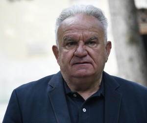 25.05.2021.,Petrinja - Na konferenciji za medije petrinjski gradonacelnik Darinko Dumbovic komentirao je prosvjed lokalnih gradjevinskih obrtnika i poduzetnika, koji je bio u subotu, zbog nemogucnosti da se ukljuce u rusenje i cisenje u potresu ostecenih objekata.rPhoto: Nikola Cutuk/PIXSELL