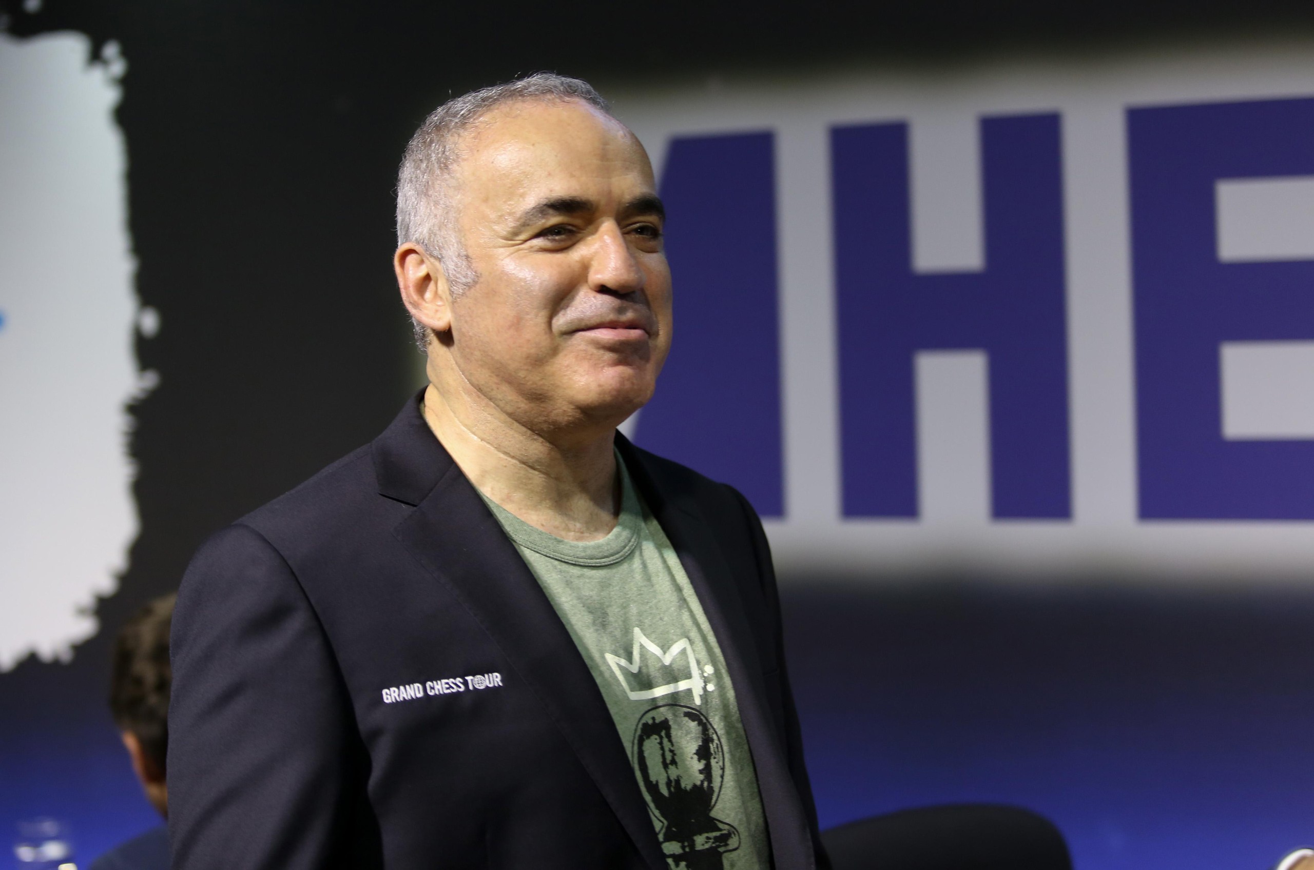 26.06.2019., Zagreb - U prostorijama Novinarskog doma odrzan je prvi krug sahovskog natjecanja Croatia Grand Chess Tour 2019. Gari Kasparov Photo: Matija Habljak/PIXSELL