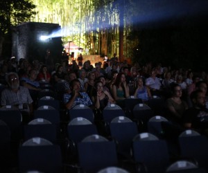 26.08.2019., Opatija - Otvorenje 17. Liburnia Film Festivala u prostoru male Ljetne pozornice. Festival su otvorili Oliver Sertic i Jelena Androic. rPhoto:Goran Kovacic/PIXSELL