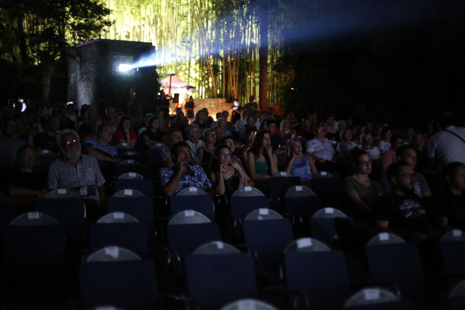 26.08.2019., Opatija - Otvorenje 17. Liburnia Film Festivala u prostoru male Ljetne pozornice. Festival su otvorili Oliver Sertic i Jelena Androic. rPhoto:Goran Kovacic/PIXSELL