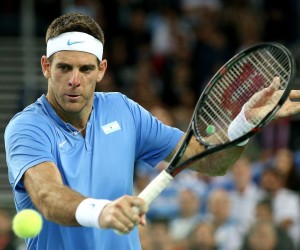 27.11.2016., Arena Zagreb, Zagreb - Finale Davis kupa, Hrvatska - Argentina, Marin Cilic - Juan Martin Del Potro."n Photo: Igor Kralj/PIXSELL