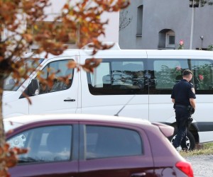 28.09.2021., Zagreb - Privodjenje ubojice Haralda Kopitza na ispitivanje u prostorije drzavnog odvjetnistva u Selskoj ulici. Photo: Zeljko Hladika/PIXSELL