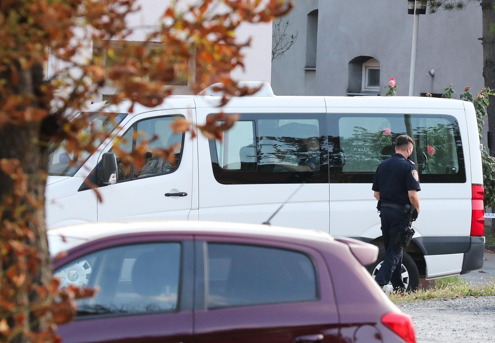 28.09.2021., Zagreb - Privodjenje ubojice Haralda Kopitza na ispitivanje u prostorije drzavnog odvjetnistva u Selskoj ulici. Photo: Zeljko Hladika/PIXSELL