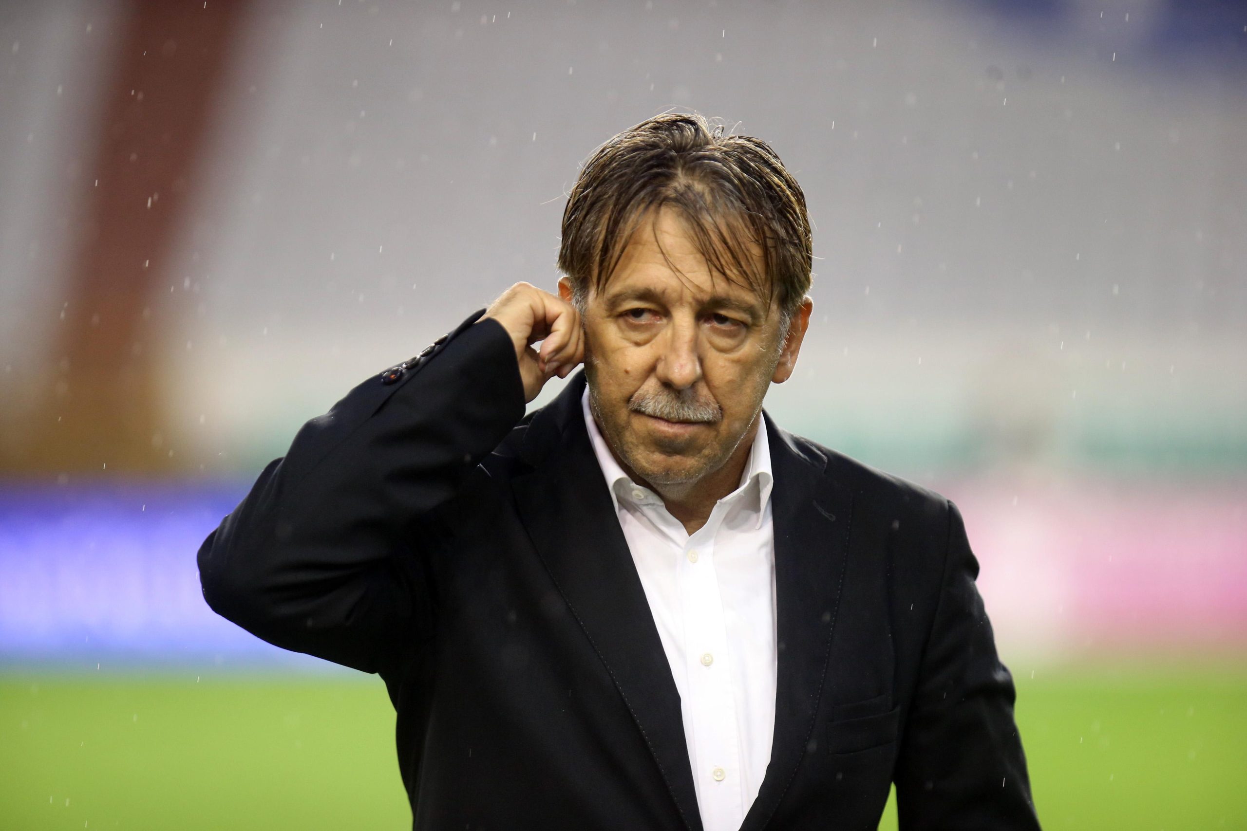 28.10.2018., Split - Hrvatski Telekom Prva liga, 12. kolo, HNK Hajduk - HNK Rijeka. Trener Hajduka Zoran Vulic. "nPhoto: Ivo Cagalj/PIXSELL