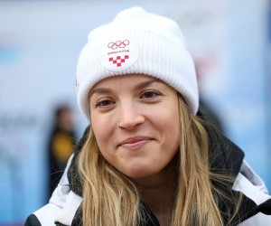 29.01.2022., Zagreb - Susret s olimpijcima, skorasnjim putnicima na Zimske olimpijske igre u Peking 2022. Lea Jugovac (snowboard). Photo: Igor Kralj/PIXSELL