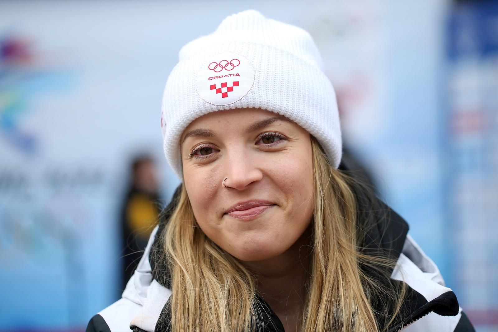 29.01.2022., Zagreb - Susret s olimpijcima, skorasnjim putnicima na Zimske olimpijske igre u Peking 2022. Lea Jugovac (snowboard). Photo: Igor Kralj/PIXSELL