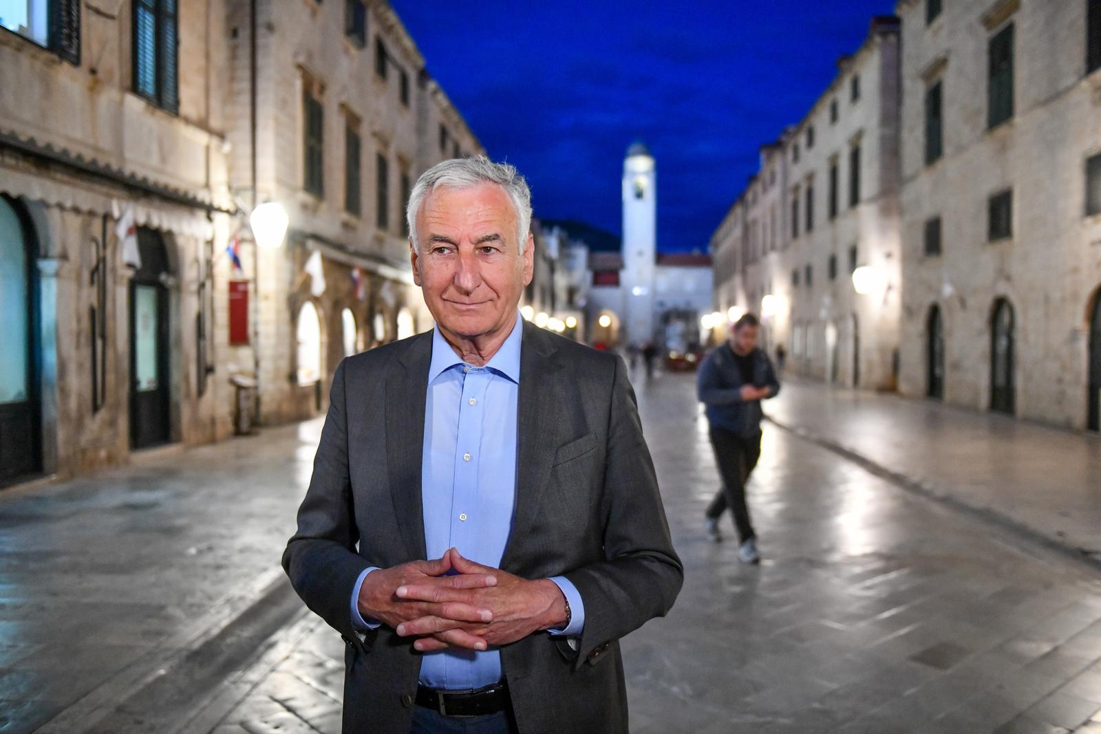 30.05.2021., Stradun, Dubrovnik - Nikola Dobroslavic novi je stari zupan Dubrovacko neretvanske zupanije."nPhoto: Grgo Jelavic/PIXSELL