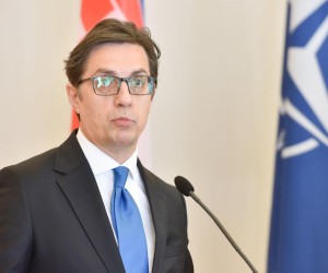 30.06.2021., Zagreb - Predsjednik Sjeverne Makedonije Stevo Pendarovski na konferenciji za medije nakon sastanka s predsjednikom Republike Hrvatske Zoranom Milanovicem u Uredu predsjednika na Pantovcaku. Photo: Davorin Visnjic/PIXSELL