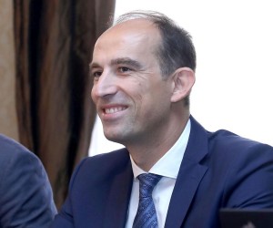 30.09.2019., Zagreb - Viceguverner Hrvatske narodne banke Roman Subic predstavio je na konferenciji za medije revidirane pokazatelje statistike odnosa sa inozemstvom.rPhoto: Patrik Macek/PIXSELL
