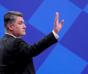 30.12.2019., Zagreb - Suceljavanje predsjednickih kandidata na RTL televiziji. Zoran Milanovic i Kolinda Grabar-Kitarovic. rPhoto: Goran Stanzl/PIXSELL